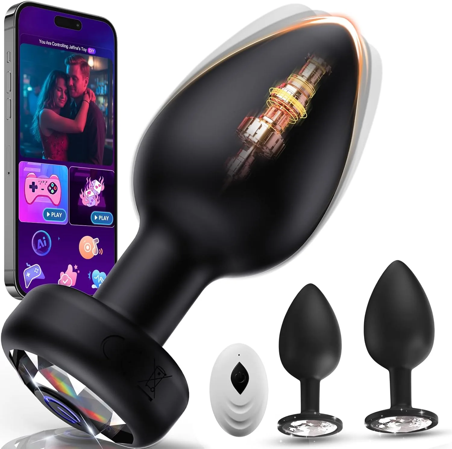 3-in-1 Vibrating Anal Plug Set
