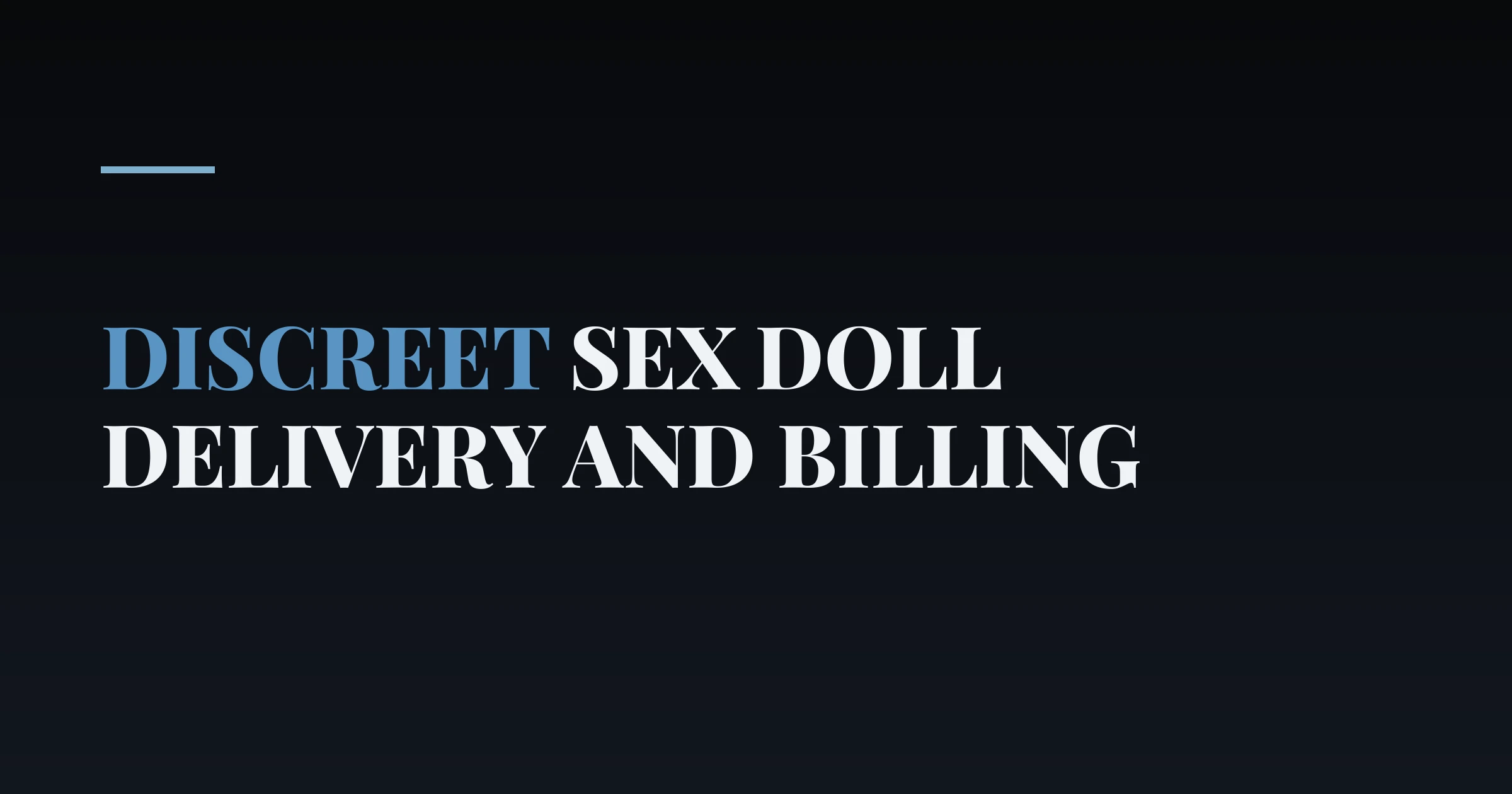 Discreet Sex Doll Delivery and Billing — PurePleasure guide
